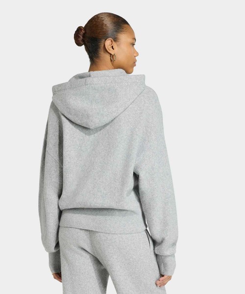 adidas(アディダス)の「エッセンシャルズ ニットパーカー / アディダスオリジナルス adidas Originals(パーカー・レディース・グレー・SMALL/MEDIUM/XX-LARGE/3XL/LARGE/X-LARGE/X-SMALL)」の2枚目の写真