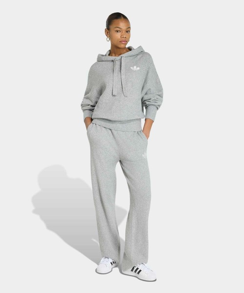 adidas(アディダス)の「エッセンシャルズ ニットパーカー / アディダスオリジナルス adidas Originals(パーカー・レディース・グレー・SMALL/MEDIUM/XX-LARGE/3XL/LARGE/X-LARGE/X-SMALL)」の5枚目の写真