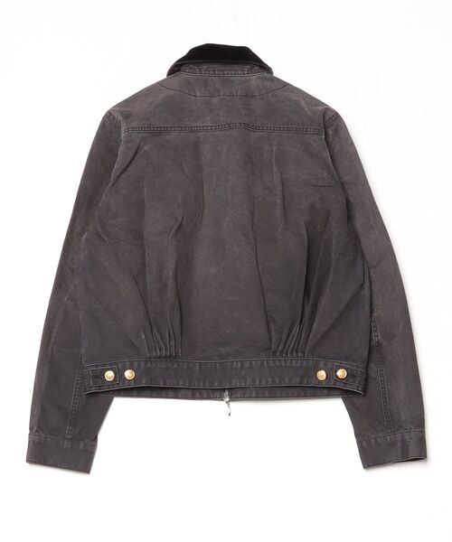 MASU(エムエーエスユー)の「【M A S U】NOBLE WORK JACKET(ブルゾン・メンズ・ダークグレー/ダークグリーン・44/46)」の3枚目の写真