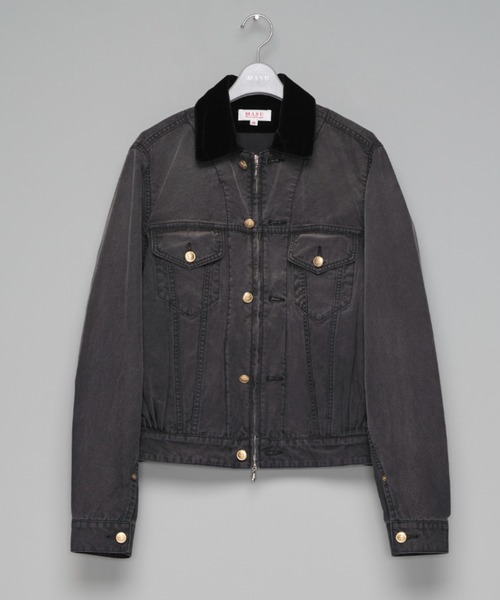 MASU(エムエーエスユー)の「【M A S U】NOBLE WORK JACKET(ブルゾン・メンズ・ダークグレー/ダークグリーン・44/46)」の2枚目の写真