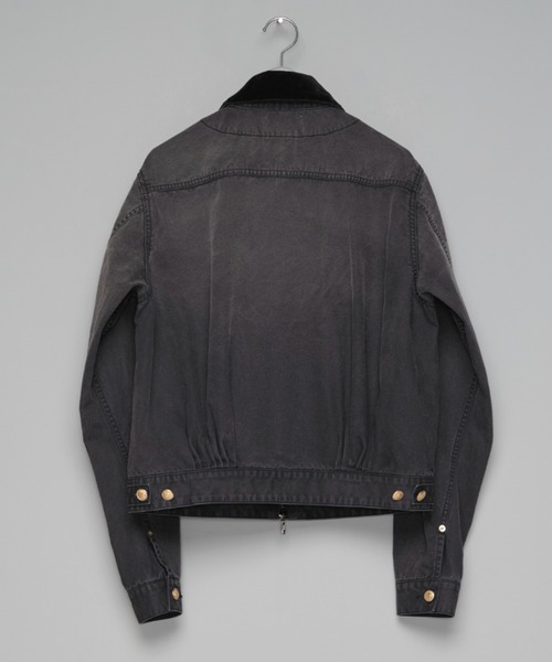 MASU(エムエーエスユー)の「【M A S U】NOBLE WORK JACKET(ブルゾン・メンズ・ダークグレー/ダークグリーン・44/46)」の5枚目の写真