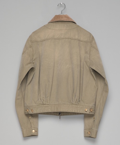 MASU(エムエーエスユー)の「【M A S U】NOBLE WORK JACKET(ブルゾン・メンズ・ダークグレー/ダークグリーン・44/46)」の6枚目の写真