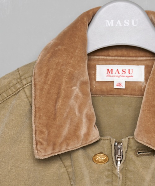 MASU(エムエーエスユー)の「【M A S U】NOBLE WORK JACKET(ブルゾン・メンズ・ダークグレー/ダークグリーン・44/46)」の12枚目の写真
