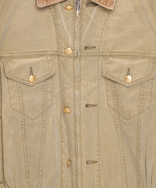 MASU(エムエーエスユー)の「【M A S U】NOBLE WORK JACKET(ブルゾン・メンズ・ダークグレー/ダークグリーン・44/46)」の13枚目の写真