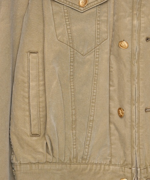 MASU(エムエーエスユー)の「【M A S U】NOBLE WORK JACKET(ブルゾン・メンズ・ダークグレー/ダークグリーン・44/46)」の15枚目の写真