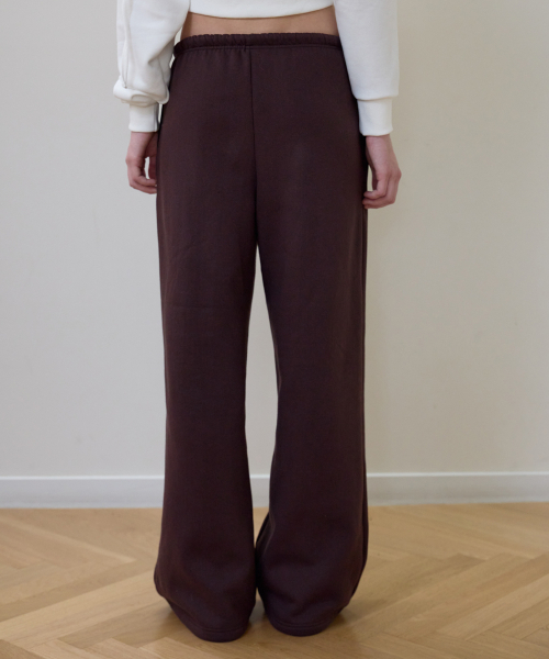 ROSEFRANTZ（ロゼフランツ）の「Rose Embroidery Wide Sweatpants [Brown]（スウェットパンツ・レディース・ブラウン・SMALL/MEDIUM/X-SMALL）」の9枚目の写真