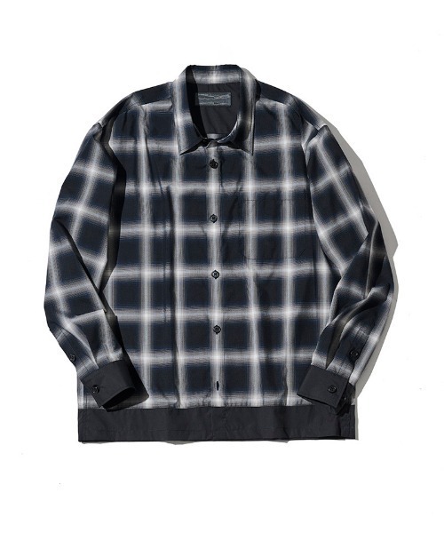 ACANTHUS(アカンサス)の「ms6651- Color Switching Check Shirt チェックシャツ(SH2701)(シャツ/ブラウス・メンズ・ブラック系その他/ブルー系その他・XL/L/M/S)」の12枚目の写真
