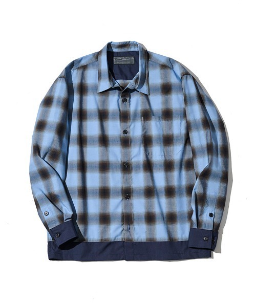 ACANTHUS(アカンサス)の「ms6651- Color Switching Check Shirt チェックシャツ(SH2701)(シャツ/ブラウス・メンズ・ブラック系その他/ブルー系その他・XL/L/M/S)」の13枚目の写真