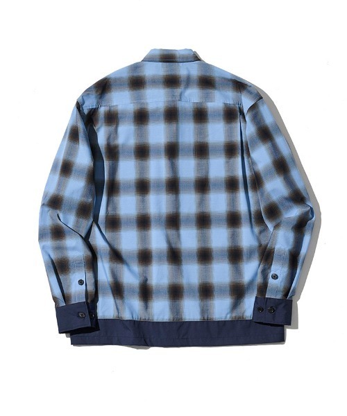 ACANTHUS(アカンサス)の「ms6651- Color Switching Check Shirt チェックシャツ(SH2701)(シャツ/ブラウス・メンズ・ブラック系その他/ブルー系その他・XL/L/M/S)」の14枚目の写真