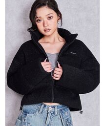 GYDAプレートラメコーデュロイダウンコート