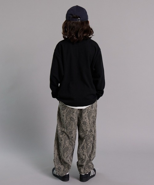 PAIRMANON STREET（ペアマノンストリート）の「【90-160cm】ワッフル ヘンリーネック 長袖Tシャツ【PAIRMANON STREET】（Tシャツ/カットソー・キッズ・オレンジ/ブルー/ベージュ系その他/ブラック・120/130/140/150/160/90/100/110）」の7枚目の写真