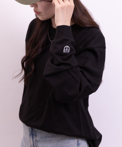 NEWTRAL PRODUCTS(ニュートラルプロダクツ)の「NEWTRAL(ニュートラル)/210 5.6oz Standard Emblem LS T(Tシャツ/カットソー・レディース・ダークグリーン/サンドベージュ/ホワイト・S/XXL)」の20枚目の写真