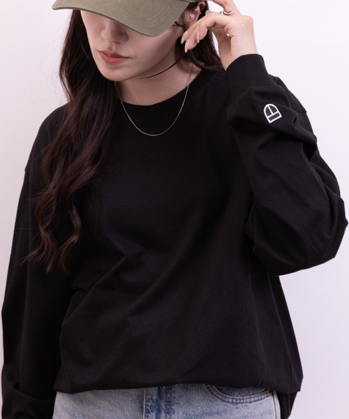NEWTRAL PRODUCTS(ニュートラルプロダクツ)の「NEWTRAL(ニュートラル)/210 5.6oz Standard Emblem LS T(Tシャツ/カットソー・レディース・ダークグリーン/サンドベージュ/ホワイト・S/XXL)」の17枚目の写真
