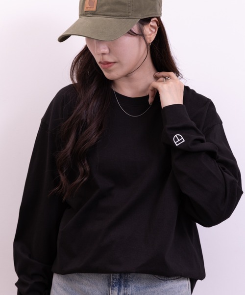 NEWTRAL PRODUCTS(ニュートラルプロダクツ)の「NEWTRAL(ニュートラル)/210 5.6oz Standard Emblem LS T(Tシャツ/カットソー・レディース・ダークグリーン/サンドベージュ/ホワイト・S/XXL)」の19枚目の写真