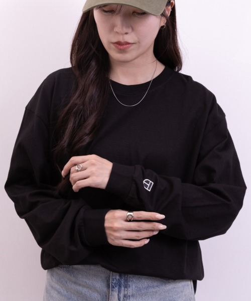 NEWTRAL PRODUCTS(ニュートラルプロダクツ)の「NEWTRAL(ニュートラル)/210 5.6oz Standard Emblem LS T(Tシャツ/カットソー・レディース・ダークグリーン/サンドベージュ/ホワイト・S/XXL)」の18枚目の写真