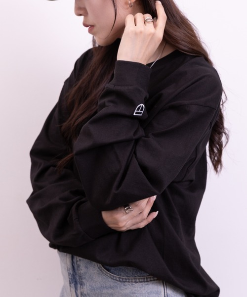 NEWTRAL PRODUCTS(ニュートラルプロダクツ)の「NEWTRAL(ニュートラル)/210 5.6oz Standard Emblem LS T(Tシャツ/カットソー・レディース・ダークグリーン/サンドベージュ/ホワイト・S/XXL)」の16枚目の写真