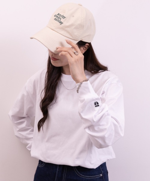 NEWTRAL PRODUCTS(ニュートラルプロダクツ)の「NEWTRAL(ニュートラル)/210 5.6oz Standard Emblem LS T(Tシャツ/カットソー・レディース・ダークグリーン/サンドベージュ/ホワイト・S/XXL)」の9枚目の写真