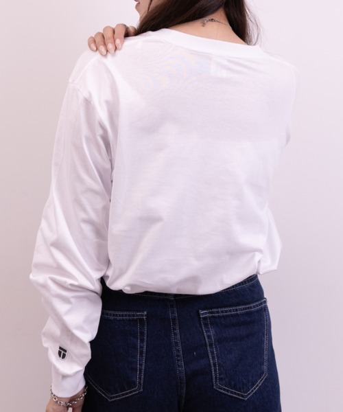 NEWTRAL PRODUCTS(ニュートラルプロダクツ)の「NEWTRAL(ニュートラル)/210 5.6oz Standard Emblem LS T(Tシャツ/カットソー・レディース・ダークグリーン/サンドベージュ/ホワイト・S/XXL)」の12枚目の写真