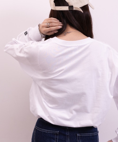 NEWTRAL PRODUCTS(ニュートラルプロダクツ)の「NEWTRAL(ニュートラル)/210 5.6oz Standard Emblem LS T(Tシャツ/カットソー・レディース・ダークグリーン/サンドベージュ/ホワイト・S/XXL)」の11枚目の写真