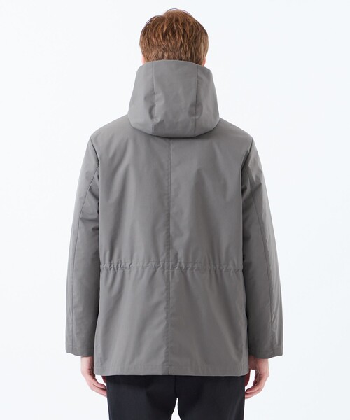 MACKINTOSH PHILOSOPHY(マッキントッシュ フィロソフィー)の「【WEB&一部店舗限定】BELFAST(ベルファスト) ミリタリーパーカ PERTEX SHIELD 3L(パーテックスシールド スリーレイヤー)(ブルゾン・メンズ・チャコールグレー/ダークネイビー・40/38)」の11枚目の写真