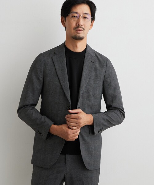 THE SHOP TK (ザ ショップ ティーケー )の「AVANTグレンチェック ジャケット(テーラードジャケット・メンズ・チャコールグレー/ブラウン系その他2・01/04/03/02)」の1枚目の写真