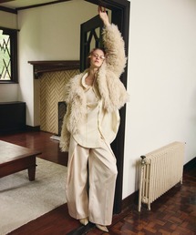 PRANK PROJECT | 【2026Winter Pre-Order】フェイクファービッグカラージャケット / Fake Fur Big Collar Jacket(その他アウター)