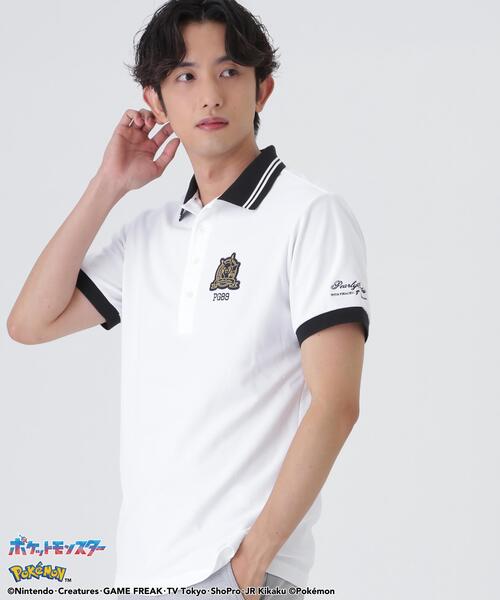 PEARLYGATES×Pokémon] ポケモン Peスパンカノコ半袖ポロシャツ (MENS