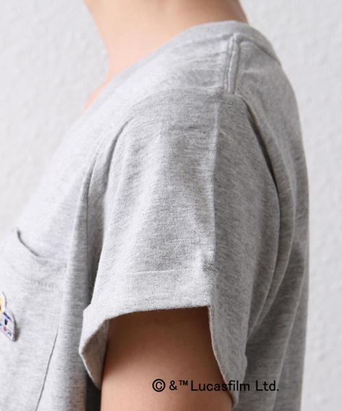 coen(コーエン)の「STAR WARS-ワッペンポケT(Tシャツ/カットソー・レディース・オフホワイト/グレー・LARGE/MEDIUM)」の6枚目の写真