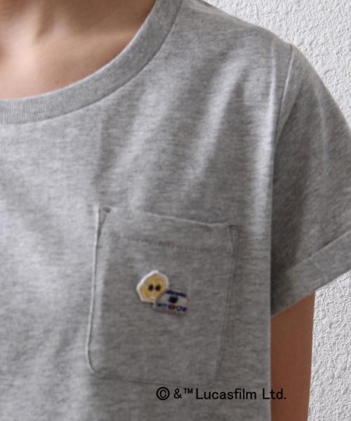 coen(コーエン)の「STAR WARS-ワッペンポケT(Tシャツ/カットソー・レディース・オフホワイト/グレー・LARGE/MEDIUM)」の7枚目の写真