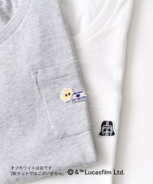 coen(コーエン)の「STAR WARS-ワッペンポケT(Tシャツ/カットソー・レディース・オフホワイト/グレー・LARGE/MEDIUM)」の8枚目の写真