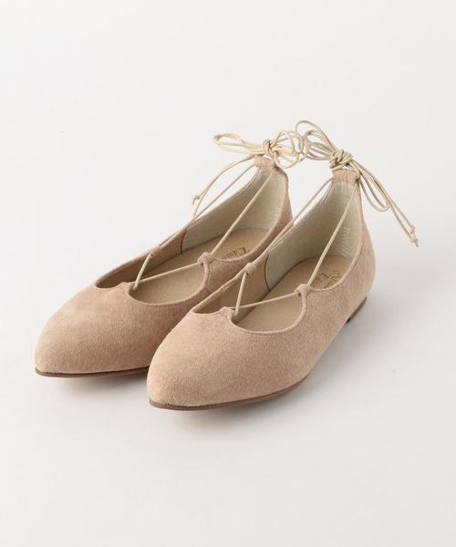 Another Edition（アナザーエディション）の「レースアップフラット/AEBFC LaceUP FLT●（パンプス・レディース・ナチュラル/ブラック/ワインレッド・LARGE/MEDIUM/SMALL）」の3枚目の写真