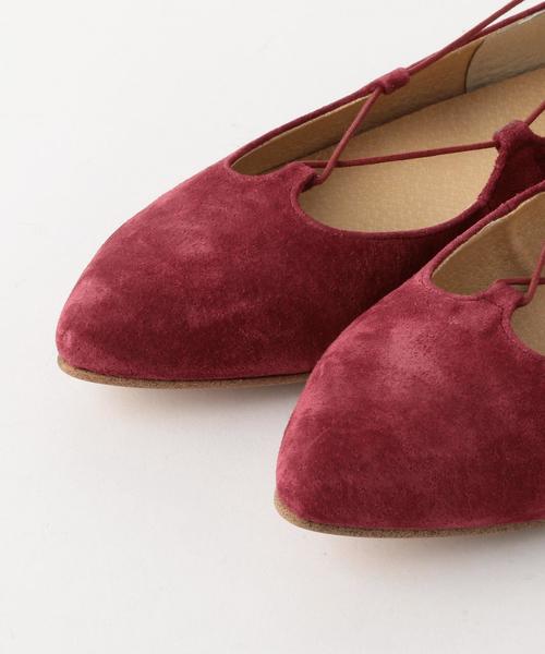 Another Edition（アナザーエディション）の「レースアップフラット/AEBFC LaceUP FLT●（パンプス・レディース・ナチュラル/ブラック/ワインレッド・LARGE/MEDIUM/SMALL）」の10枚目の写真