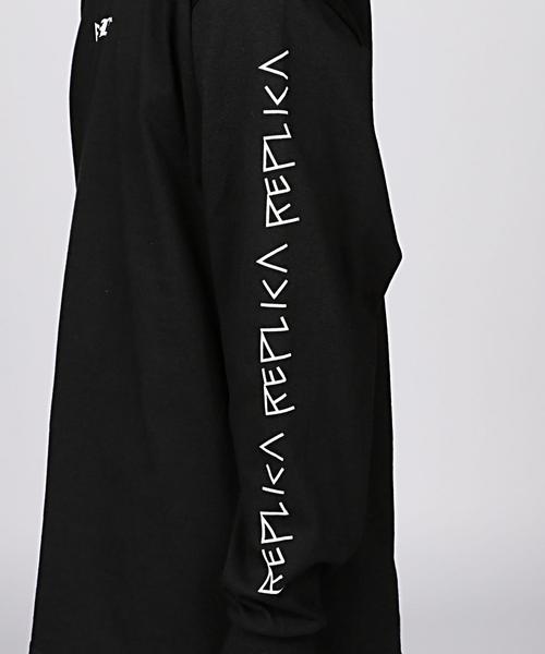 EN ROUTE（アンルート）の「RPLC（レプリカ） EX RPLC LONG SLEEVE BLACK（Tシャツ/カットソー・メンズ・ブラック・MEDIUM/LARGE）」の2枚目の写真