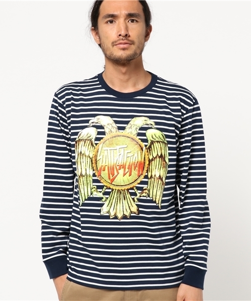 ALDIES(アールディーズ)の「Satisfaction Long T サティスファクション ロングスリーブT(Tシャツ/カットソー・メンズ・ブラック/ホワイト/ブルー系その他/ホワイト系その他・MEDIUM/SMALL/LARGE)」の4枚目の写真
