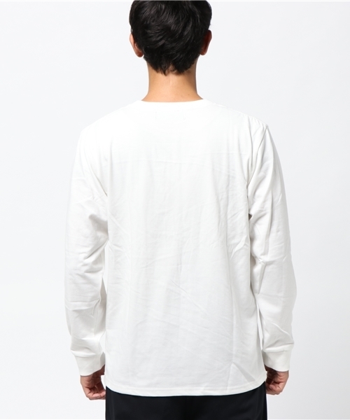 ALDIES(アールディーズ)の「Satisfaction Long T サティスファクション ロングスリーブT(Tシャツ/カットソー・メンズ・ブラック/ホワイト/ブルー系その他/ホワイト系その他・MEDIUM/SMALL/LARGE)」の8枚目の写真