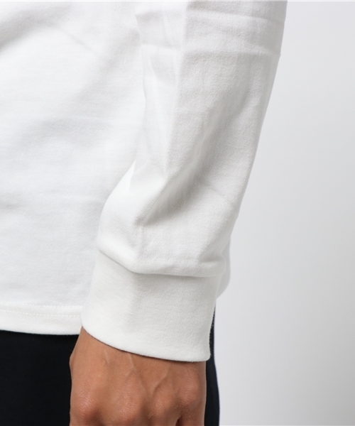 ALDIES(アールディーズ)の「Satisfaction Long T サティスファクション ロングスリーブT(Tシャツ/カットソー・メンズ・ブラック/ホワイト/ブルー系その他/ホワイト系その他・MEDIUM/SMALL/LARGE)」の10枚目の写真