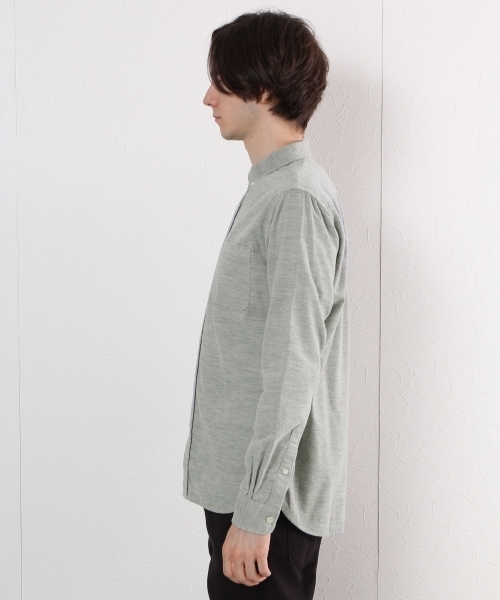 GLOBAL WORK（グローバルワーク）の「コーデュロイシャツ長袖/727667（シャツ/ブラウス・メンズ・グレー/ベージュ/ネイビー・X-LARGE/MEDIUM/SMALL/LARGE）」の4枚目の写真