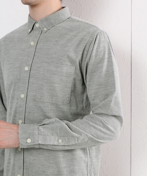 GLOBAL WORK（グローバルワーク）の「コーデュロイシャツ長袖/727667（シャツ/ブラウス・メンズ・グレー/ベージュ/ネイビー・X-LARGE/MEDIUM/SMALL/LARGE）」の8枚目の写真