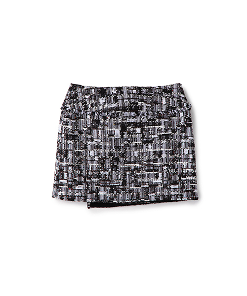 ESTNATION(エストネーション)の「ESTNATION ツイードミニスカート(スカート・レディース・ブラックミックス・36/38)」の10枚目の写真