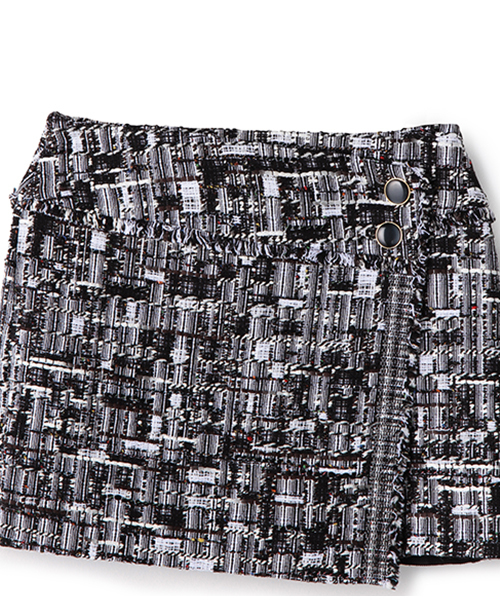 ESTNATION(エストネーション)の「ESTNATION ツイードミニスカート(スカート・レディース・ブラックミックス・36/38)」の11枚目の写真