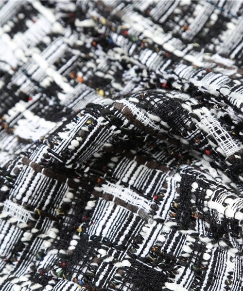 ESTNATION(エストネーション)の「ESTNATION ツイードミニスカート(スカート・レディース・ブラックミックス・36/38)」の7枚目の写真