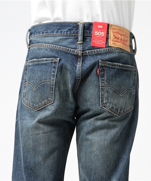 Levi's(リーバイス)の「【LEVI'S】505(TM) REGULAR アンティークウォッシュ(デニムパンツ・メンズ・インディゴブルー・29inch/28inch/33inch/30inch/32inch/34inch/31inch)」の6枚目の写真