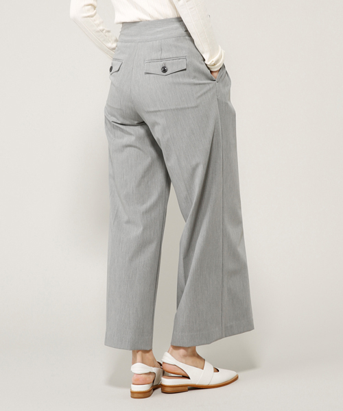 PEGGY LANA（ペギーラナ）の「Tuck Wide PT（その他パンツ・レディース・ブラック/ライトブルー/グレー/ベージュ・1/2/0）」の7枚目の写真