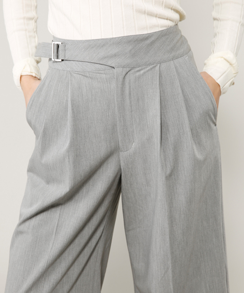 PEGGY LANA（ペギーラナ）の「Tuck Wide PT（その他パンツ・レディース・ブラック/ライトブルー/グレー/ベージュ・1/2/0）」の8枚目の写真