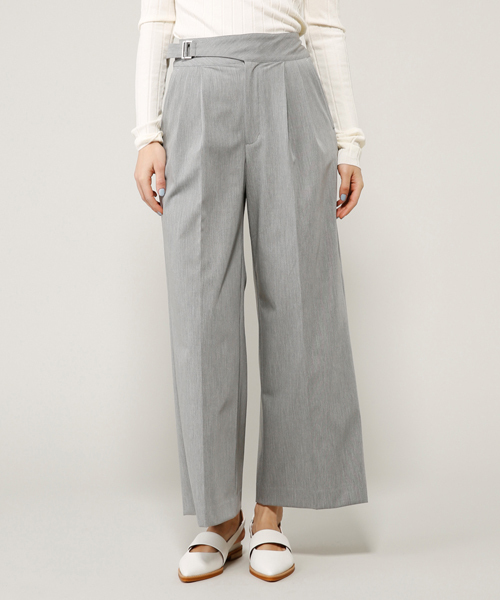 PEGGY LANA（ペギーラナ）の「Tuck Wide PT（その他パンツ・レディース・ブラック/ライトブルー/グレー/ベージュ・1/2/0）」の17枚目の写真