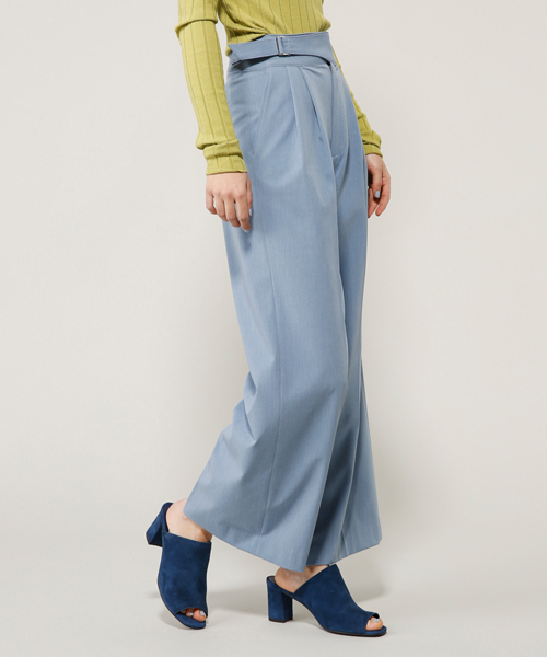 PEGGY LANA（ペギーラナ）の「Tuck Wide PT（その他パンツ・レディース・ブラック/ライトブルー/グレー/ベージュ・1/2/0）」の11枚目の写真