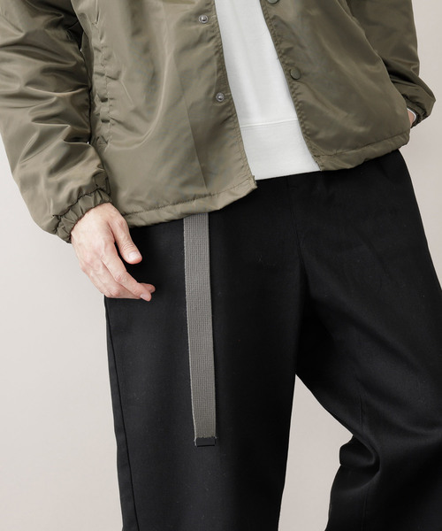 MONO-MART（モノマート）の「カラーリングロングガチャベルト(MONO-MART)（ベルト・メンズ・ブラック/ベージュ/ネイビー/ホワイト/レッド/グリーン/ピンク/イエロー/オレンジ/アイボリー/ワイン/グレー/ブルー/ブラック×レッド/カーキ/ダークブラウン/キャメル/トリコロール/パープル/ライトブルー/マスタード/ピンク系その他/チャコール・FREE）」の6枚目の写真