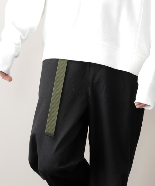 MONO-MART（モノマート）の「カラーリングロングガチャベルト(MONO-MART)（ベルト・メンズ・ブラック/ベージュ/ネイビー/ホワイト/レッド/グリーン/ピンク/イエロー/オレンジ/アイボリー/ワイン/グレー/ブルー/ブラック×レッド/カーキ/ダークブラウン/キャメル/トリコロール/パープル/ライトブルー/マスタード/ピンク系その他/チャコール・FREE）」の10枚目の写真