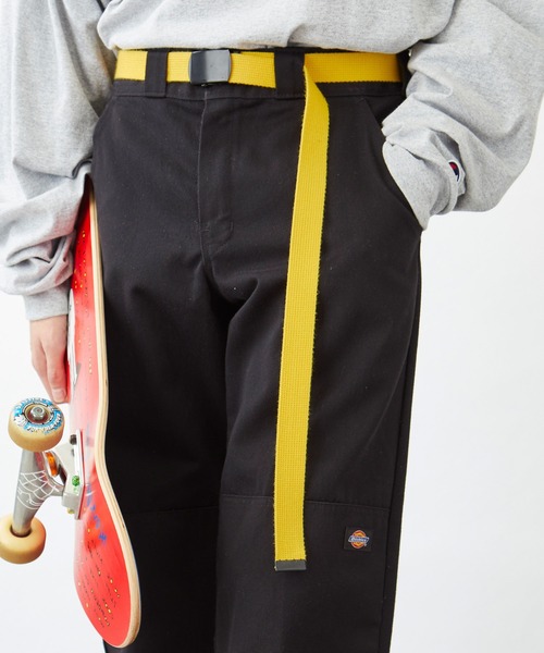 MONO-MART（モノマート）の「カラーリングロングガチャベルト(MONO-MART)（ベルト・メンズ・ブラック/ベージュ/ネイビー/ホワイト/レッド/グリーン/ピンク/イエロー/オレンジ/アイボリー/ワイン/グレー/ブルー/ブラック×レッド/カーキ/ダークブラウン/キャメル/トリコロール/パープル/ライトブルー/マスタード/ピンク系その他/チャコール・FREE）」の16枚目の写真