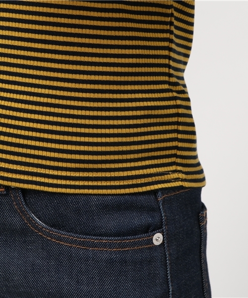 SLY（スライ）の「CUT オフショルTOPS（Tシャツ/カットソー・レディース・ブラックミックス/イエロー系その他/ブラック/レッド/ホワイト・2/1）」の9枚目の写真